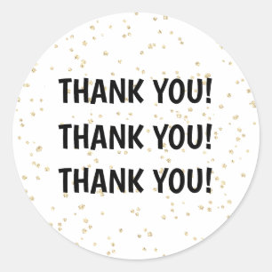 Der Geburtstags-Black-Gold-Glitzer des Kindes Runder Aufkleber