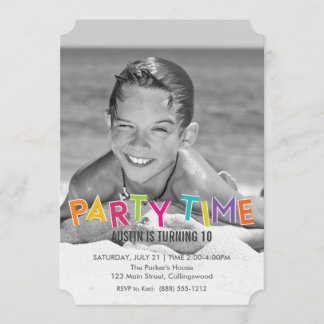 Der Geburtstags-Einladung der Kinder (Foto) Einladung