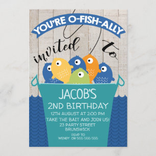 Der Geburtstags-Einladung des O-Fisch-Verbündeter Einladung