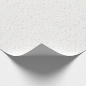 Der Geburtstags-Gold-Glitzer des Kindes Geschenkpapier (Ecke)