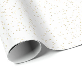 Der Geburtstags-Gold-Glitzer des Kindes Geschenkpapier