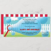 Der Geburtstags-Party der Einladung (Vorne/Hinten)