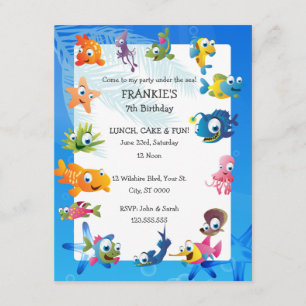 Der Geburtstags-Party Einladung der