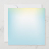 Der Geburtstags-Party Einladung des grüner (Rückseite)