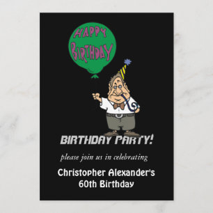 Der Geburtstags-Party Einladungen der Männer