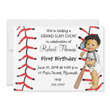 Der Geburtstags-Party Einladungs-Baseball des