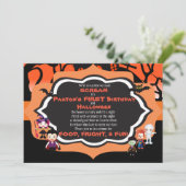 Der Geburtstags-Party-Karte des Einladung (Stehend Vorderseite)