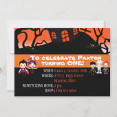 Der Geburtstags-Party-Karte des Einladung (Rückseite)