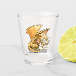 Der Geburtstagsdrache im November: Topaz Schnapsglas