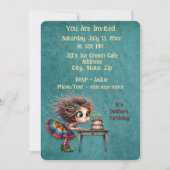 Der Geburtstagsfeiertag eines Mädchens Einladung (Vorderseite)