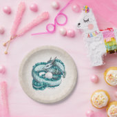 Der Geburtsteinzeitdrache vom Juni: Perle Pappteller (Party)