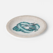 Der Geburtsteinzeitdrache vom Juni: Perle Pappteller (Schrägansicht)