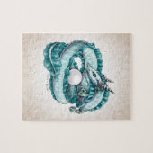 Der Geburtsteinzeitdrache vom Juni: Perle Puzzle (Horizontal)