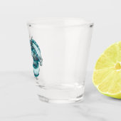 Der Geburtsteinzeitdrache vom Juni: Perle Schnapsglas (Rechts)