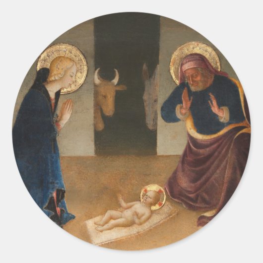 Der Geburtsurlaub Runder Aufkleber (Vorderseite)