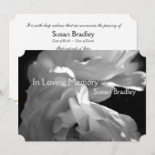 Der Gedächtnisdienst für die Erinnerung 2 Einladung (Vorne/Hinten)