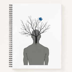 Der Gedanke, der wuchs Notizblock