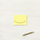 Der Gedanke von Ihnen Post-It Klebezettel (Auf Schreibtisch)