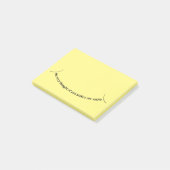 Der Gedanke von Ihnen Post-It Klebezettel (angewinkelt)