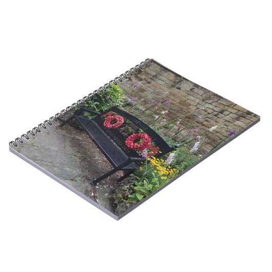 Der Gedenkgarten Notizblock (Linke Seite)