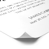 Der Gedenkservice für Zitate bleibt erhalten Poster (Ecke)