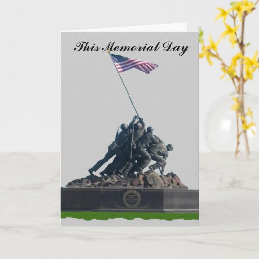 Der Gedenktag Karte (Gelbe Blume)