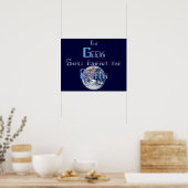 Der Geek soll die Erde erben Poster (Küche)