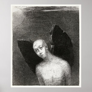 Der gefallene Engel von Odilon Redon Poster