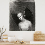 Der gefallene Engel von Odilon Redon Poster (Küche)