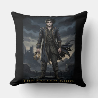 Der gefallene König Gothic Dark Fantasy Design Kissen