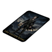 Der gefallene König Gothic Dark Fantasy Design Magnet (Linke Seite)