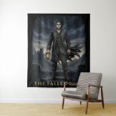 Der gefallene König Gothic Dark Fantasy Design Wandteppich (Beispiel)