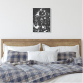 Der gefallene Ritter von BurnsInHell Leinwanddruck (Insitu (Schlafzimmer))