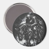 Der gefallene Ritter von BurnsInHell Magnet (Vorderseite/Rückseite)
