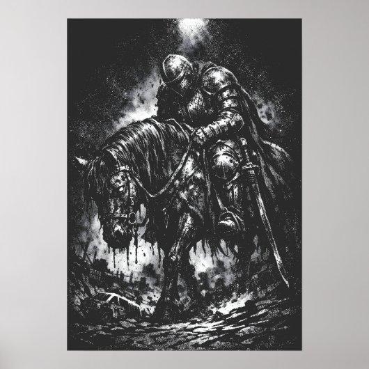 Der gefallene Ritter von BurnsInHell Poster (Vorne)