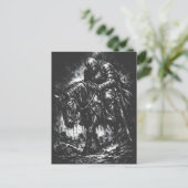 Der gefallene Ritter von BurnsInHell Postkarte (Stehend Vorderseite)