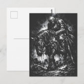 Der gefallene Ritter von BurnsInHell Postkarte (Vorne/Hinten)