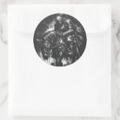 Der gefallene Ritter von BurnsInHell Runder Aufkleber (Tasche)
