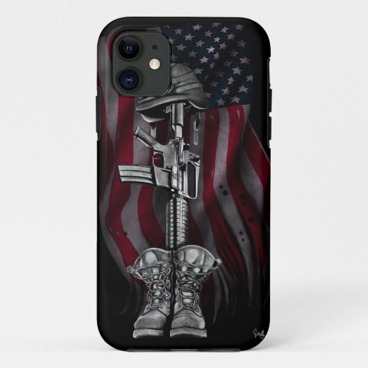Der gefallene Soldat Case-Mate iPhone Hülle (Rückseite)