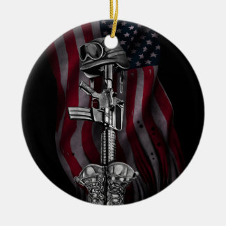 Der gefallene Soldat Keramikornament