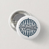 Der Gefangene Button (Vorne & Hinten)