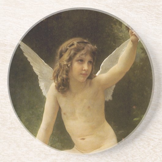 Der Gefangene (Le Captif) von Bouguereau Getränkeuntersetzer (Vorne)