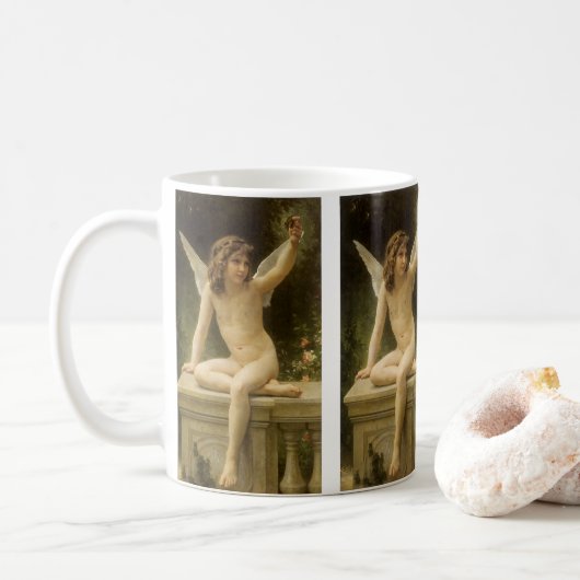 Der Gefangene (Le Captif) von Bouguereau Kaffeetasse (Mit Donut)