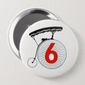 Der Gefangene Nr. 6 Button (Vorne & Hinten)