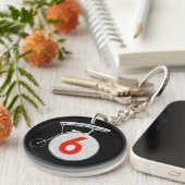 Der Gefangene Nr. sechs Schlüsselanhänger (Vorderseite rechts)