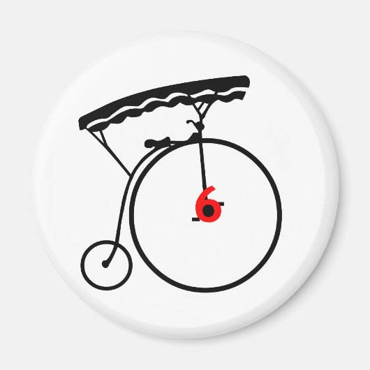 Der Gefangene Nummer sechs Magnet (Vorne)