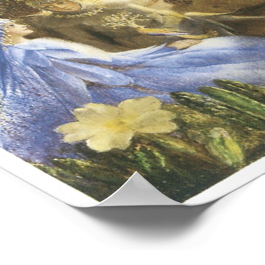 Der Gefangene Robin, Vintage Maler Poster (Ecke)