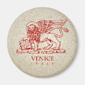 Der geflügelte Löwe des Markusplatzes Magnet (Vorne)