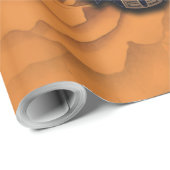 Der geflügelte Schädel. Geschenkpapier (Rolleneckpunkt)