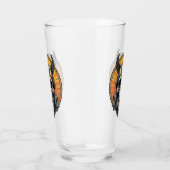 Der geflügelte Schädel. Glas (Rechts)